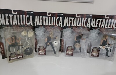 METALLICA- McFarlane Action Figure Set Of 4 Lars, James, Jason