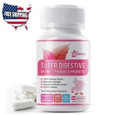 ProBio 100 Billion Prebiotics and Probiotics Live Active Cultures CAPSULES