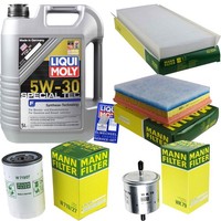 Mann Inspektionspaket 5L Liqui Moly 5W-30 FüR Ford KA 1.3I 1.6I Street