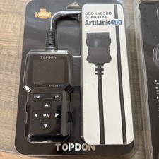 TOPDON AL400-A OBD2 Code Reader, 10 OBD2 Functions, Check Engine Light/Smog T2