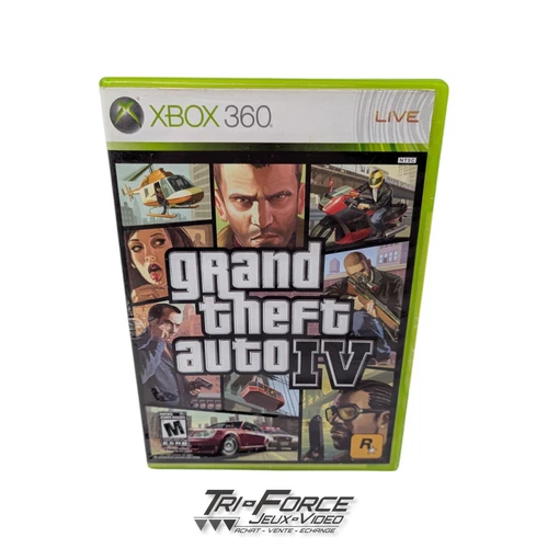 Grand Theft Auto IV CIB Complete Microsoft Xbox 360 , Tested ! Free Shipping