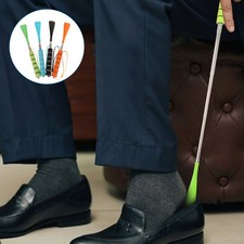 4 Pcs Telescopic Shoe Horn Shoehorn for Seniors Boot Helper Tool
