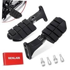 Passenger Foot Pegs, Passenger Mini Footboard Footpegs Fit for Harley Black
