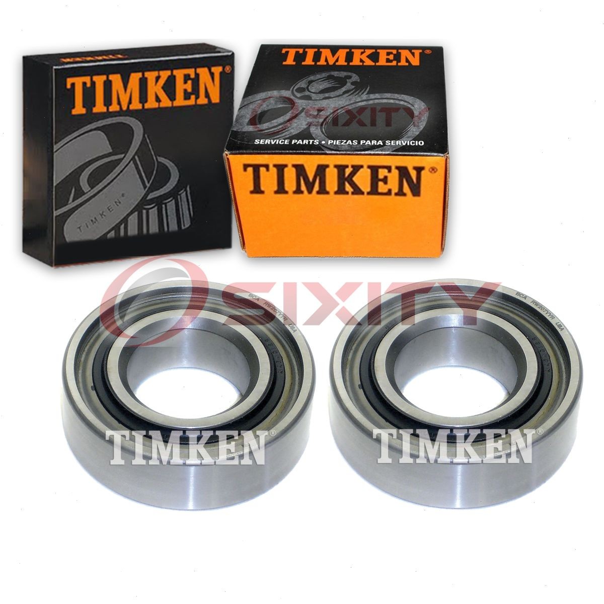 2 pc Timken Rear Wheel Bearings for 1964-1969 Ford GT40 4.7L 7.0L V8 Axle wi