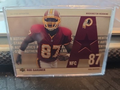 2002 UD AUTHENTICSROD GARDNER ALL-STAR AUTHENTICS #AA-RG WASHINGTON REDSKINS NT2