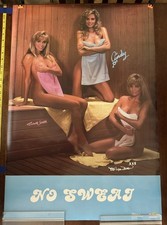 Vintage 1989  No Sweat  Pinup Poster