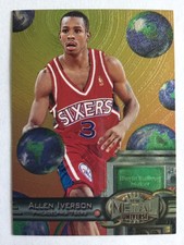 1997-98 Metal Universe Allen Iverson #20 Philadelphia 76ers 2nd Year HOF NBA