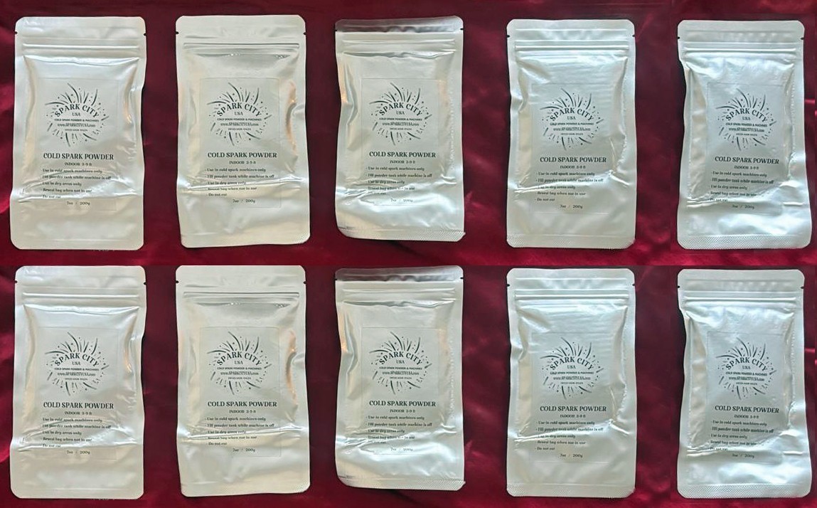 Indoor Cold Spark Powder - 10 pack bundle