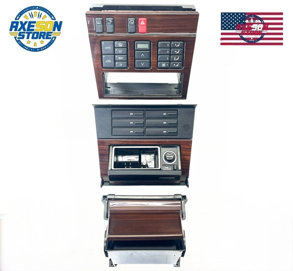 MERCEDES BENZ OEM W202 C220 C280 SET TABLERO CONTROL DE CLIMA, CENICERO, CAJA DE ALMACENAMIENTO Foto 4 de 4