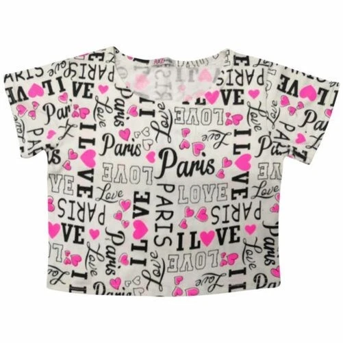 Kids I LOVE PARIS Crop Top Summer Fashion Casual Wear Girls Age 5-13 Years
Opens in a new window or