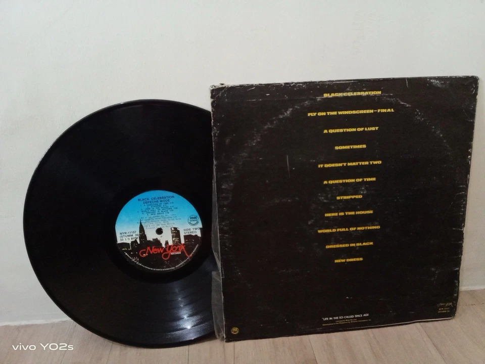 Depeche Mode 33 rpm Philippines 12" LP EP Black Celebration - Image 2 of 2