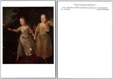 Continental National Gallery Children Postcard