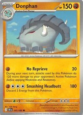 Donphan 045/086 ME04: Chaos Rising Pokemon Common Near Mint
