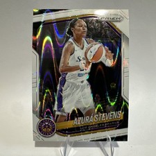 2025 Panini Prizm WNBA #64 Azura Stevens White Seismic Prizms Los Angeles Sparks