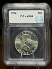 1962 Franklin Half Dollar MS64 ICG