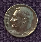 1971 D Roosevelt dime, actual nice coin in picture, free S/H