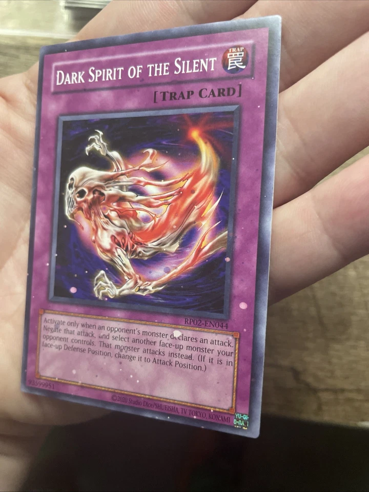 Dark Spirit of the Silent RP02-EN044 (MISPRINT PRINT ERROR-SEE PICS!) NM +Bonus! - Image 3 of 4