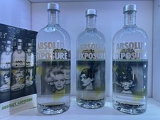 Absolut Vodka Exposure 3er-Set 1000 Ml - Neu ...