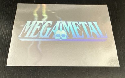 1991 Impel Mega Metal Trading Card - Logo - Hologram Rare - Holo Insert