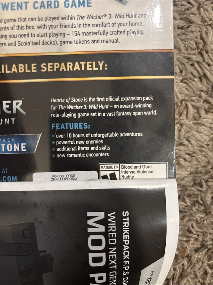 The Witcher Wild Hunt III Gwent Set Limited Edition Card Game Sealed New - Image 2 of 4