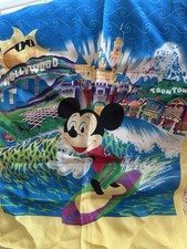 100 Silk Toontown Disneyland Exclusive Mickey Mouse Scarf