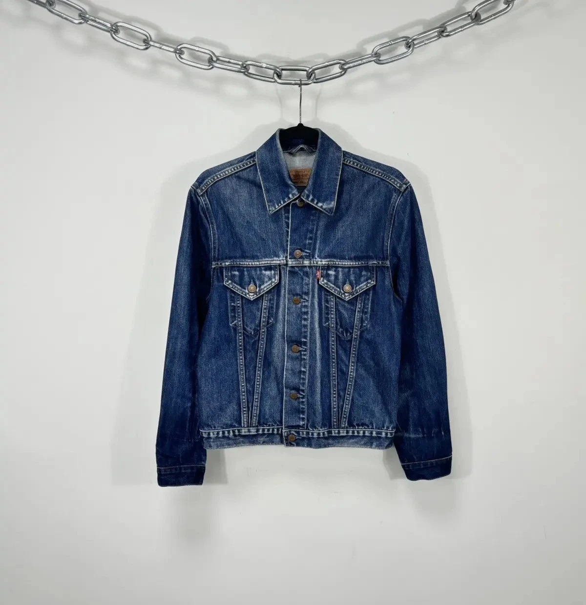 Vintage Levi’s Men’s USA Hype Blue Denim Jacket M