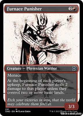 Furnace Punisher (Showcase) MTG Phyrexia: All Will Be One Uncommon LP Pck Fresh