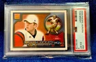 TOM BRADY 2000 PACIFIC AURORA MICHIGAN WOLVERINES ROOKIE CARD RC # 84 PSA 6