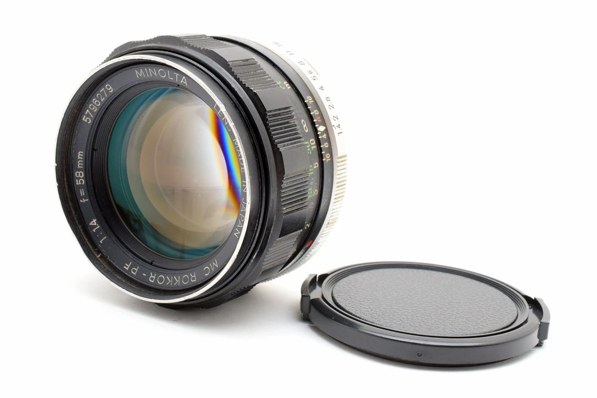 Minolta Rokkor PF Manual Focus f/1.4 Camera Lenses for sale | eBay