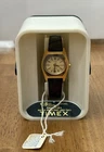Vintage Timex Womens Cacatina Watch Ladies 1970s C Case Brushed Dial New In Box