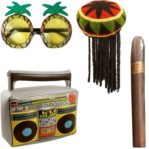 Adult Jamaican Rasta Hat With 