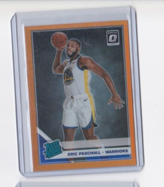 ERIC PASCHALL 19-20 OPTIC ORANGE PRIZM PARALLEL RATED ROOKIE CARD-#/199-GO CATS!