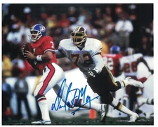 Washington Redskins Dexter Manley Signed Autographed 8x10 Photo E