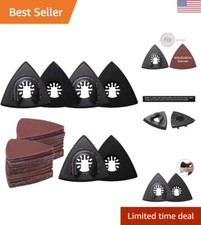 136Pcs Oscillating Tool Sanding Pad Kit - Wood&Plaster Polishing - 60-240 Grits 0.31 per gallon