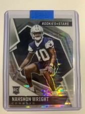 Nahshon Wright RC Tre' Mckitty 2021 Panini Rookies & Stars Pulsar Rare Error 1/1