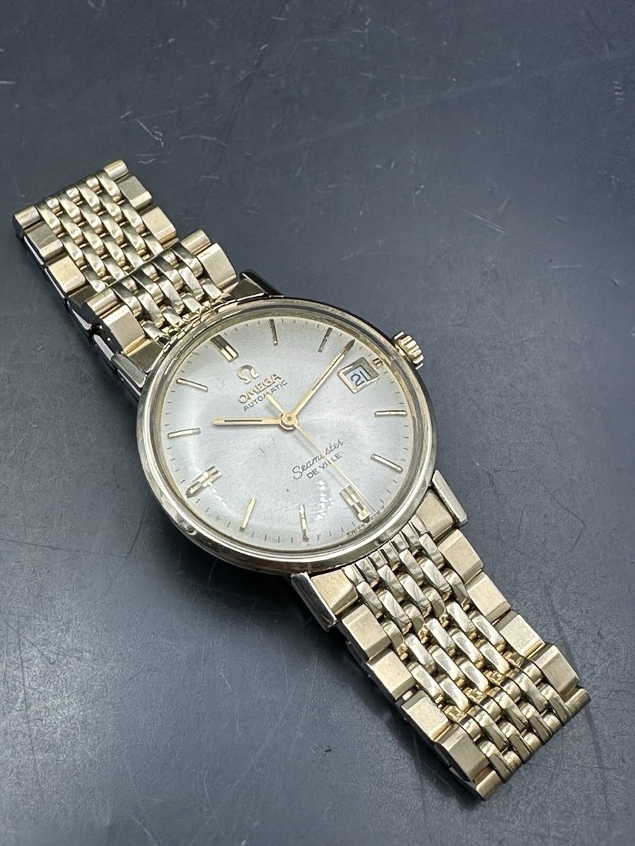 OMEGA・DeVille　クォーツ 4878.74.34 Omega DeVille Chronograph Pink Mother Pearl Watch