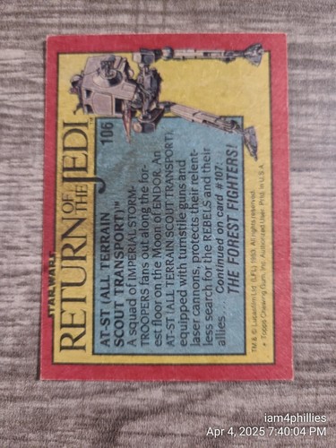1983 Topps Return of the Jedi Complete your Set - YOU PICK - Picture 43 of 65
