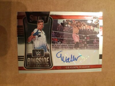 Grayson Waller Autograph Rookie Ringside Signatures Card 2022 WWE Panini Select