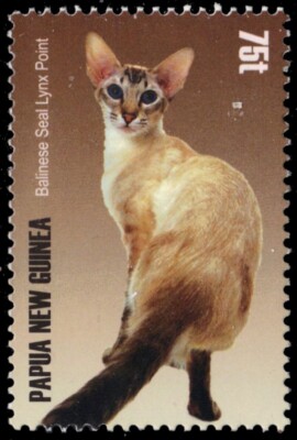 PAPUA NEW GUINEA 1196 Cat Breeds 