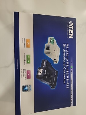 NEW Aten IC-485S RS-232 to RS-485 Bi-Direction Media Converter