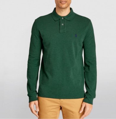 $115 POLO RALPH LAUREN Men's Cotton Classic-Fit Long Sleeve Polo