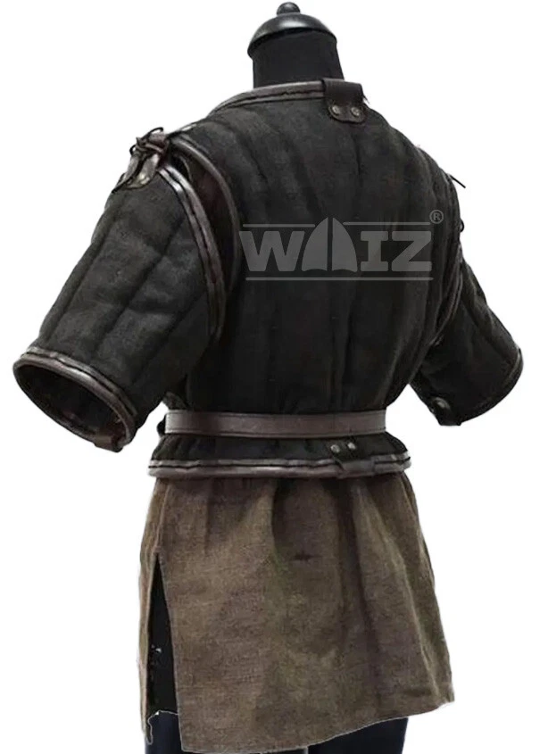 Abrigo Medieval Chaqueta Gambesón Aketón Sca Larp Disfraz Armadura Foto 2 de 4