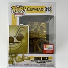 KING DICE 313 Funko Pop Cuphead Gold E3 2018 Limited Edition with Protector Case