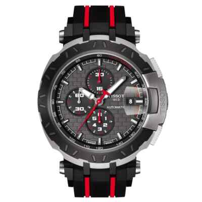 時計 TISSOT MOTOGP LIMITED EDITION Tissot T-Race MotoGP 2015 Automatic Black & Red Dial/Band Watch