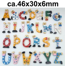 BUCHSTABEN HOLZBUCHSTABEN A-Z LERNEN TÜRSCHILD ALPHABET ABC NAMEN Kinderzimmer
