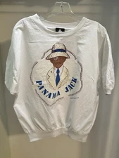 Vintage 80s PANAMA JACK Single Stitch T-Shirt Surf Size Medium USA Beach