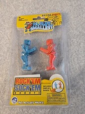 World's Smallest ROCK'EM SOCK'EM ROBOTS Boxing Miniature Toy 2017 Mattel NEW