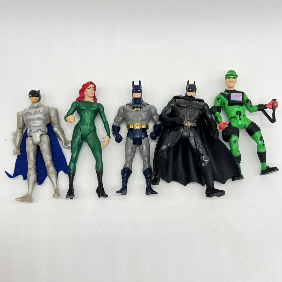 Figura de acción DC Comics Batman lote mixto de 5 juguetes Riddler Poison Ivy Foto 3 de 4