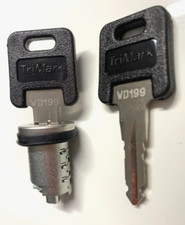 Coachman Gas Locker Lock Barrel and 2 Matching WD Type Keys for Caravan - WDB5