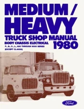 1980 Ford Medium Heavy Duty Truck Shop Service Repair Manual Engine Drivetrain